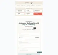 Kleine Seitenvorschau von mimikama.at