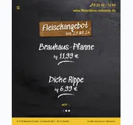 Kleine Seitenvorschau von fleischerei-schuette.de