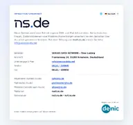 Kleine Seitenvorschau von ns.de