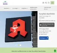 Kleine Seitenvorschau von kurpfalzapotheke.de