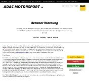 Kleine Seitenvorschau von adac-motorsport.de