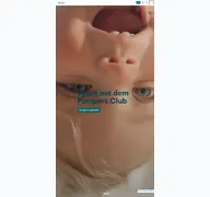 Kleine Seitenvorschau von pampers.de