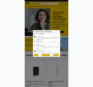 Kleine Seitenvorschau von adac-shop.de