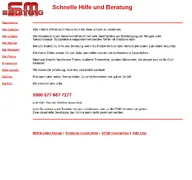 Kleine Seitenvorschau von die-sm-beratung.de