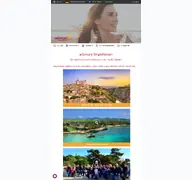 Kleine Seitenvorschau von adamare-singlereisen.de