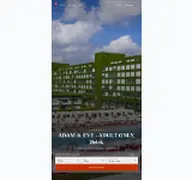 Kleine Seitenvorschau von adameve.resorthotel.de