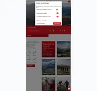 Kleine Seitenvorschau von saas-fee.ch