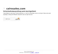 Kleine Seitenvorschau von cairosales.com
