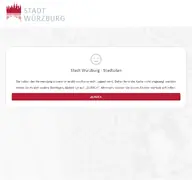 Kleine Seitenvorschau von geostadtplan.wuerzburg.de