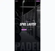 Kleine Seitenvorschau von padeldome-rottweil.de