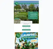 Kleine Seitenvorschau von laubfrei.de
