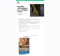 Kleine Seitenvorschau von laufsport-linder.de