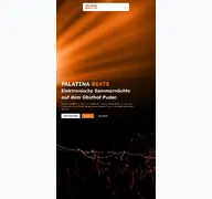 Kleine Seitenvorschau von palatina-beats.de