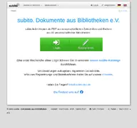 Kleine Seitenvorschau von subito-doc.de