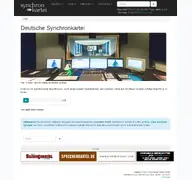 Kleine Seitenvorschau von synchronkartei.de