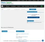 Kleine Seitenvorschau von gera-sport.de