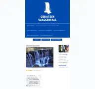 Kleine Seitenvorschau von geratser-wasserfall.de