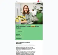 Kleine Seitenvorschau von viel-mehr-fuers-leben.de