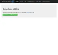 Kleine Seitenvorschau von addons.rising-gods.de