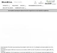 Kleine Seitenvorschau von dacia-beil-frankenberg.de
