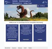 Kleine Seitenvorschau von serviceportal.wachtberg.de