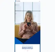 Kleine Seitenvorschau von parentpay.de