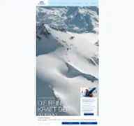 Kleine Seitenvorschau von adelholzener.de