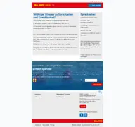Kleine Seitenvorschau von oranienburg.dlrg.de