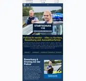 Kleine Seitenvorschau von polizist-werden.de