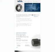 Kleine Seitenvorschau von wahl-verzahntechnik.de