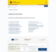 Kleine Seitenvorschau von delegaciondelgobierno.gob.es