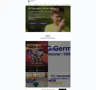 Kleine Seitenvorschau von germania-list.de