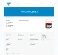 Kleine Seitenvorschau von tv-plochingen.de