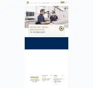 Kleine Seitenvorschau von wiesbaden-zahnzentrum.de