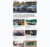 Kleine Seitenvorschau von eskildsen.skoda-auto.de
