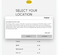 Kleine Seitenvorschau von vibram.com