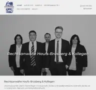 Kleine Seitenvorschau von haufs-brusberg.de