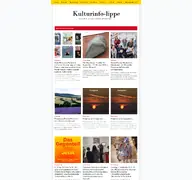 Kleine Seitenvorschau von kulturinfo-lippe.de