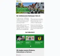 Kleine Seitenvorschau von schuetzenverein-benhausen.de