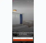 Kleine Seitenvorschau von gaestehausrostock.resorthotel.de