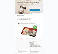 Kleine Seitenvorschau von geschenkzeitung.de