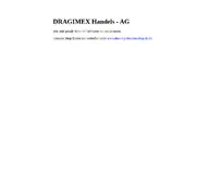 Kleine Seitenvorschau von dragimex.de