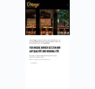 Kleine Seitenvorschau von orange-burgermanufaktur.de