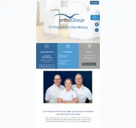 Kleine Seitenvorschau von ortho-group.de