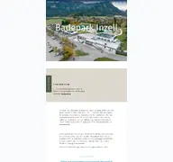 Kleine Seitenvorschau von badepark-inzell.de