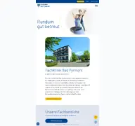 Kleine Seitenvorschau von fachklinik-bad-pyrmont.de