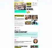 Kleine Seitenvorschau von schulhackathon.de