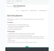 Kleine Seitenvorschau von schulkonto.de