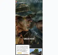 Kleine Seitenvorschau von bundesheer.at