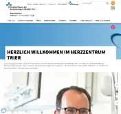 Kleine Seitenvorschau von herzzentrum-trier.de